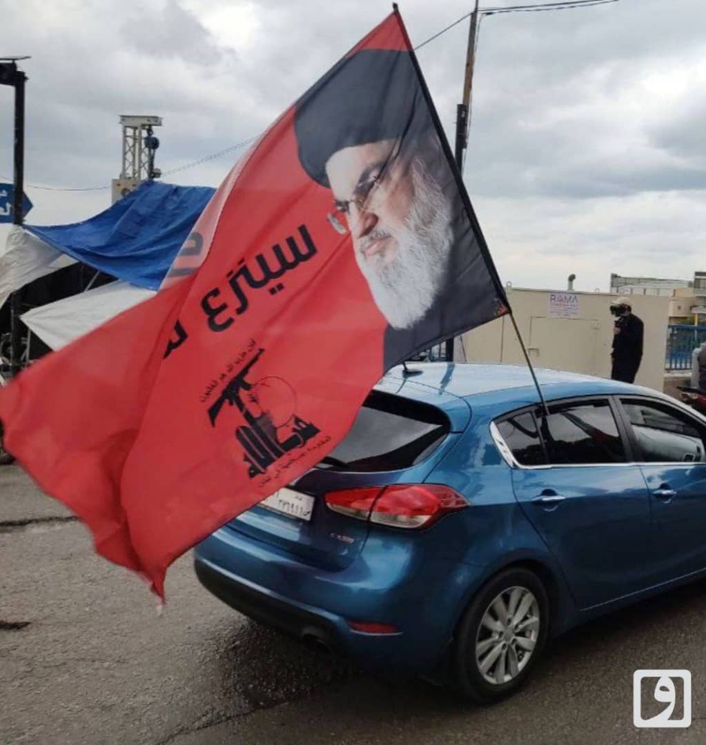 آمادگی مردم لبنان برای حضور در مراسم تشییع پیکر شهید نصرالله + تصاویر