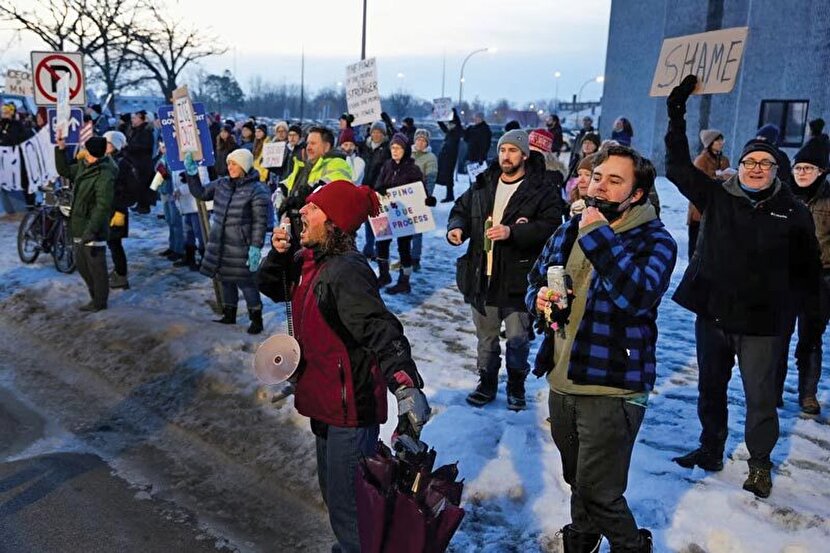 آمریکا در آتش اعتراض