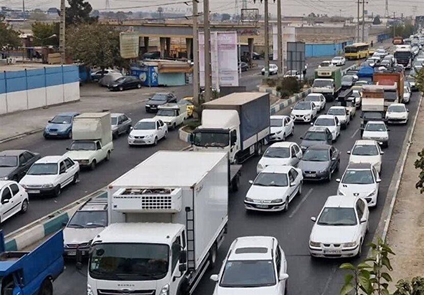 برف ترافیک تهران را سنگین کرد/ رانندگان با سرعت مطمئنه برانند