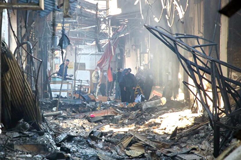 چرا بازار رشت آتش گرفت؟