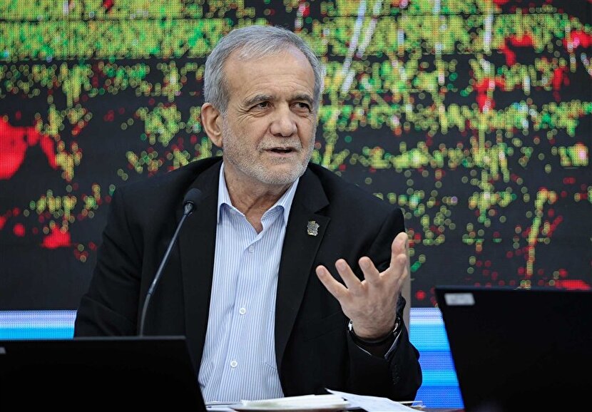 واکنش تند پزشکیان به اظهارات ترامپ؛ با سند درباره ایران صحبت کن