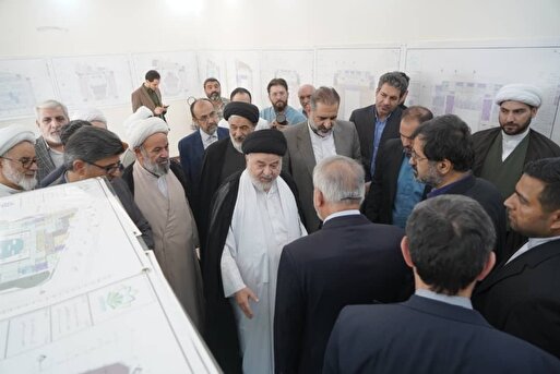بازدید وزیر میراثفرهنگی از بزرگترین پروژه فرهنگی دفتر آیتالله سیستانی در قم