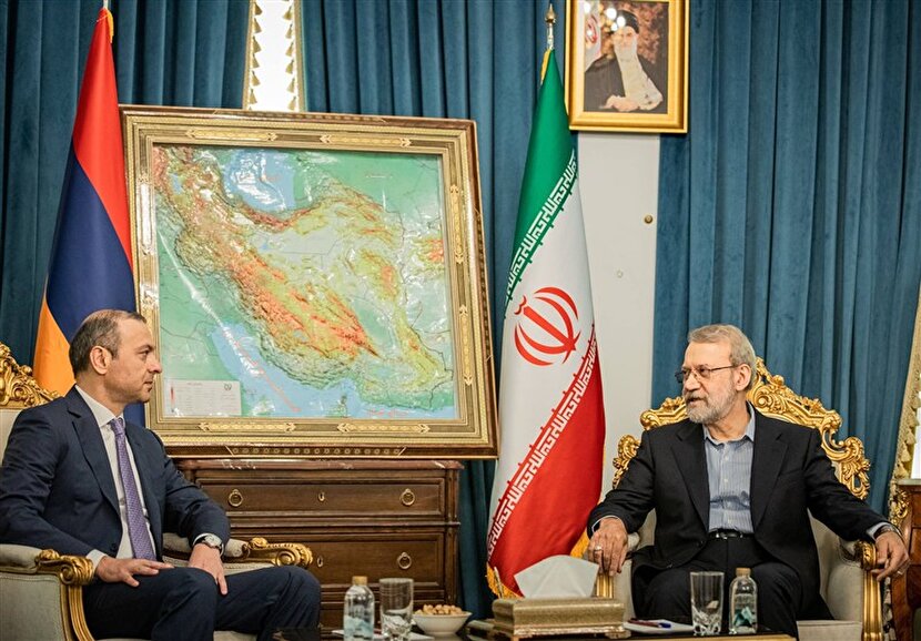 لاریجانی: ایران با هرگونه تغییر ژئوپولیتیک منطقه و آسیب به روابط تهران-ایروان مخالف است