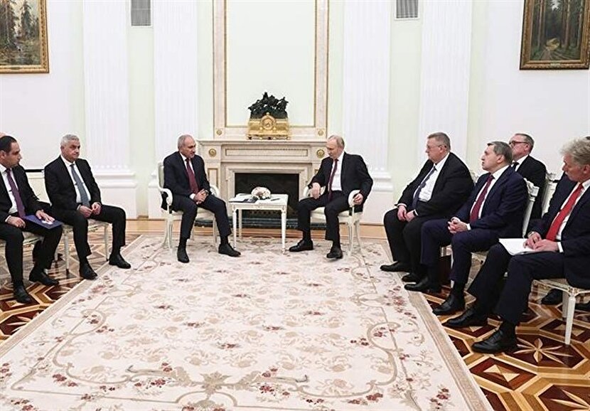 موضوع مذاکرات پوتین با نخست‌وزیر ارمنستان