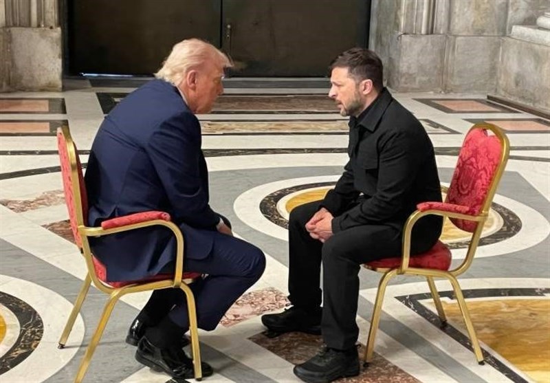 زلنسکی: از ترامپ نمی‌ترسم