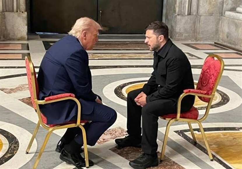 زلنسکی: از ترامپ نمی‌ترسم