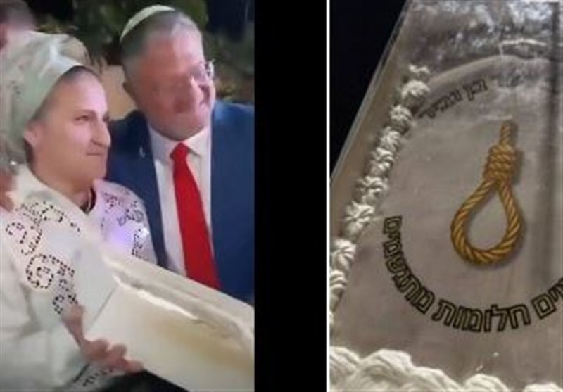 کیک تولد جنجالی بنگویر با نماد طناب دار خبرساز شد کیک تولد جنجالی بنگویر با نماد طناب دار خبرساز شد
