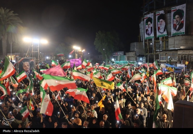 حضور شبانه 25 میلیون ایرانی در میدان/حمایت 67 درصدی از تداوم حضور حضور شبانه 25 میلیون ایرانی در میدان/حمایت 67 درصدی از تداوم حضور