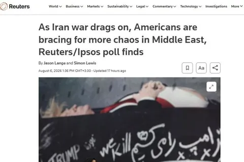نظرسنجی رویترز: مردم آمریکا جنگ علیه ایران را عامل بی‌ثباتی می‌دانند