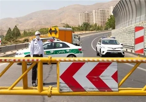 محدودیت تردد در محور چالوس به دلیل بار ترافیکی سنگین