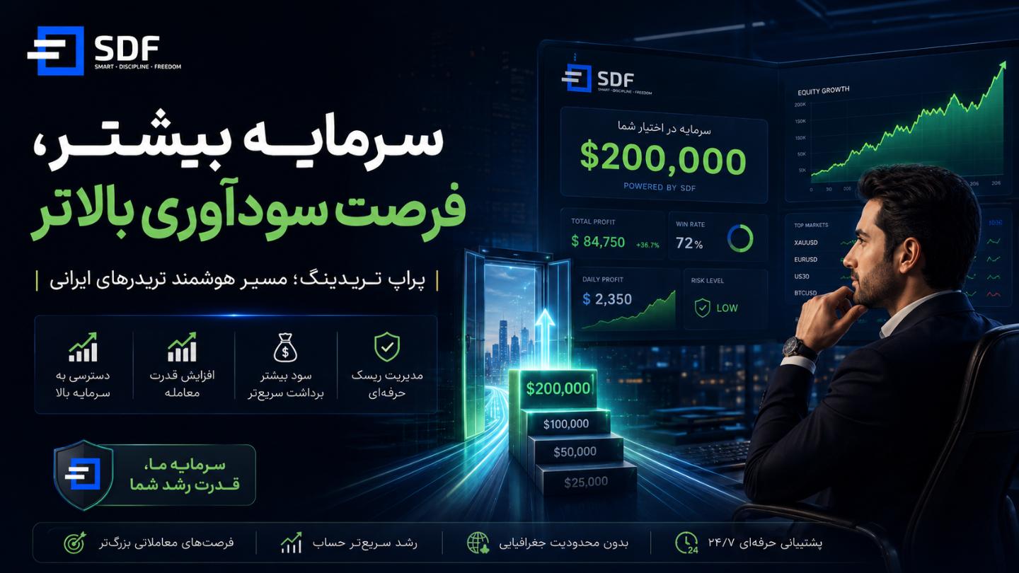 چرا پراپ تریدینگ بهترین گزینه برای تریدرهای ایرانی است؟ چرا پراپ تریدینگ بهترین گزینه برای تریدرهای ایرانی است؟