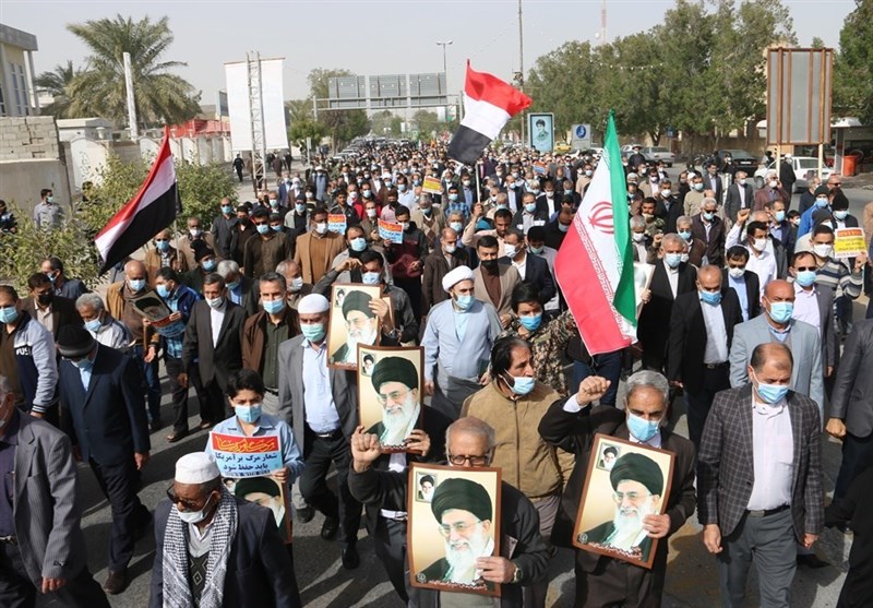 بیانیه راهپیمایی میلیونی مردم یمن؛ اعلام همبستگی کامل با ایران بیانیه راهپیمایی میلیونی مردم یمن؛ اعلام همبستگی کامل با ایران