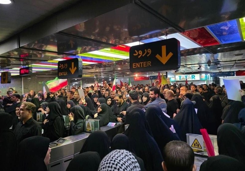 ثبت بیش از 7 میلیون سفر با مترو تهران تا صبح امروز ثبت بیش از 7 میلیون سفر با مترو تهران تا صبح امروز